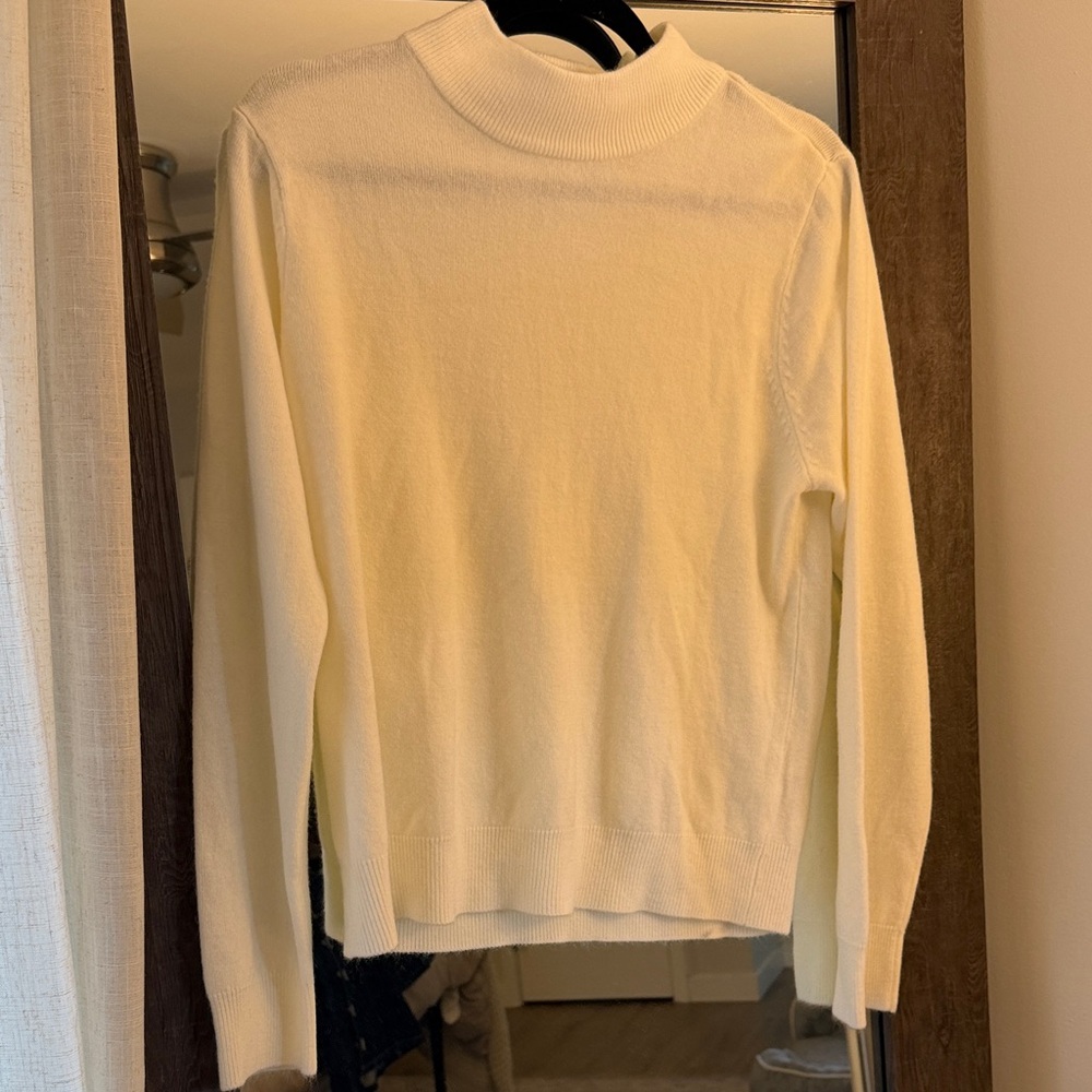 Elegant Cream Women's Sweater